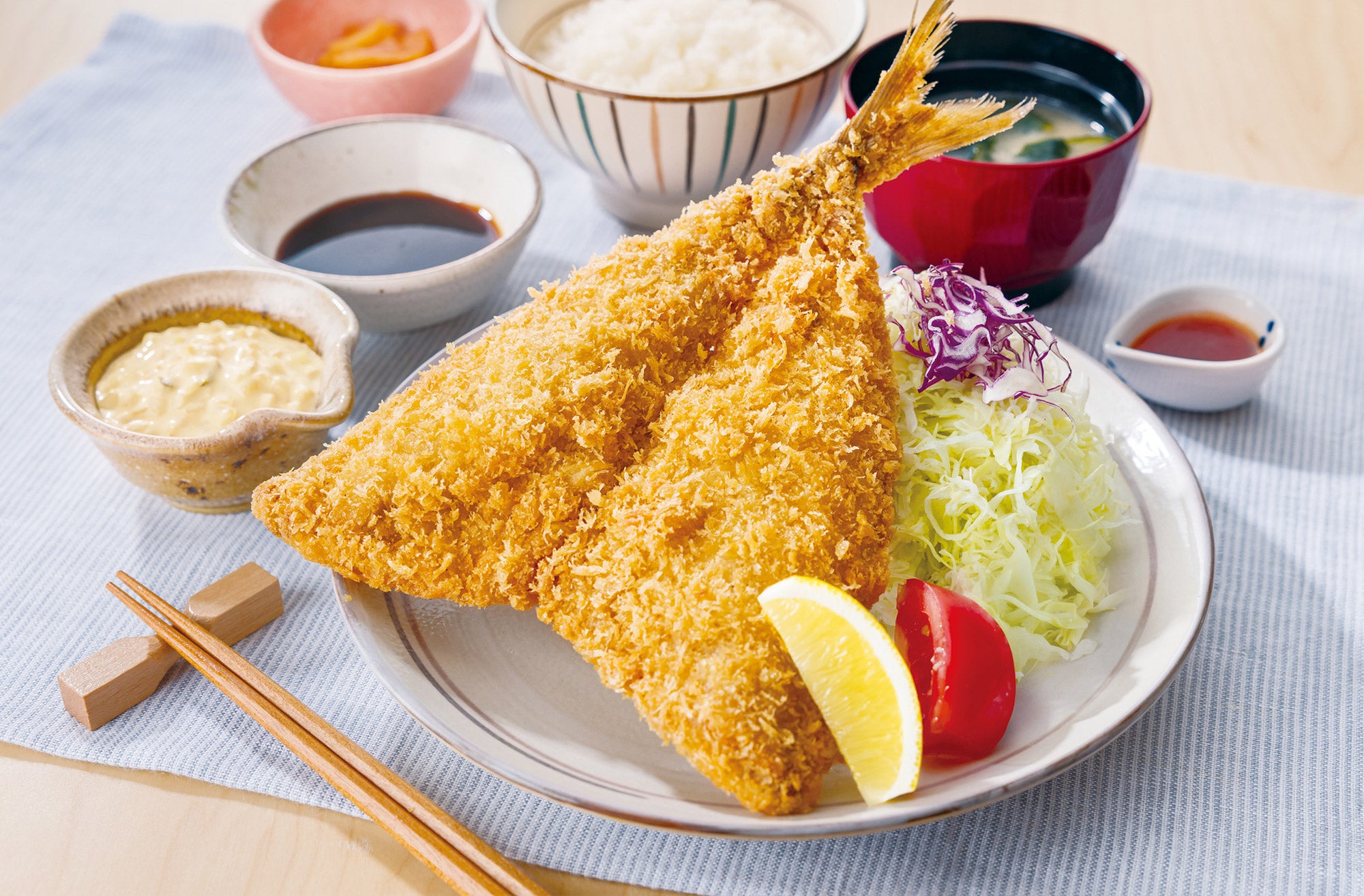 3万食限定！「真アジの大判アジフライ」