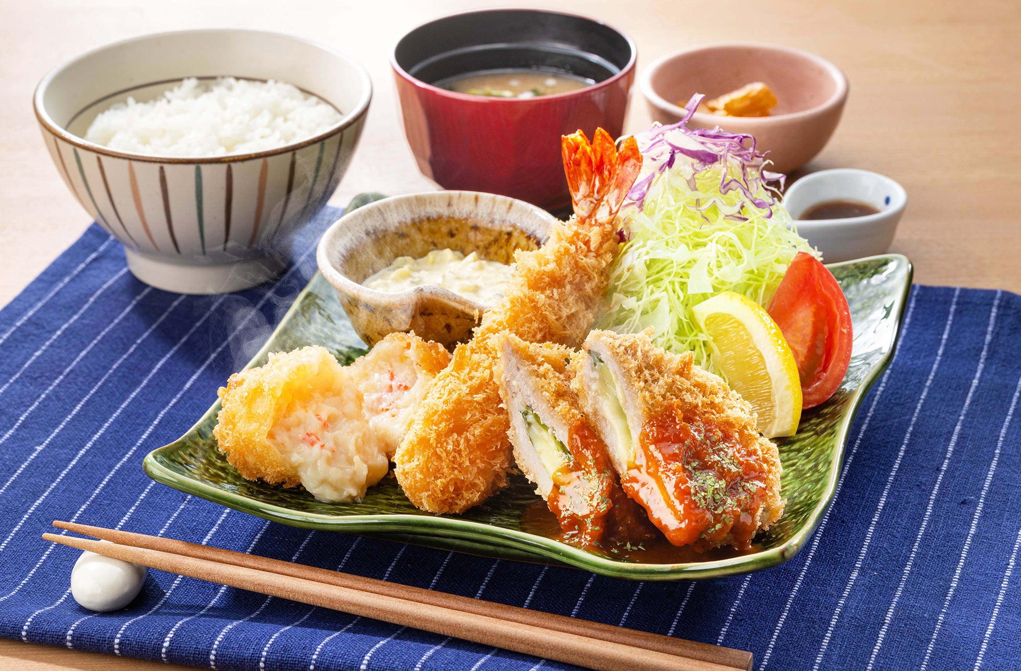 1月8日は大戸屋・定食の日！絶品フライの「福アゲ三昧定食」