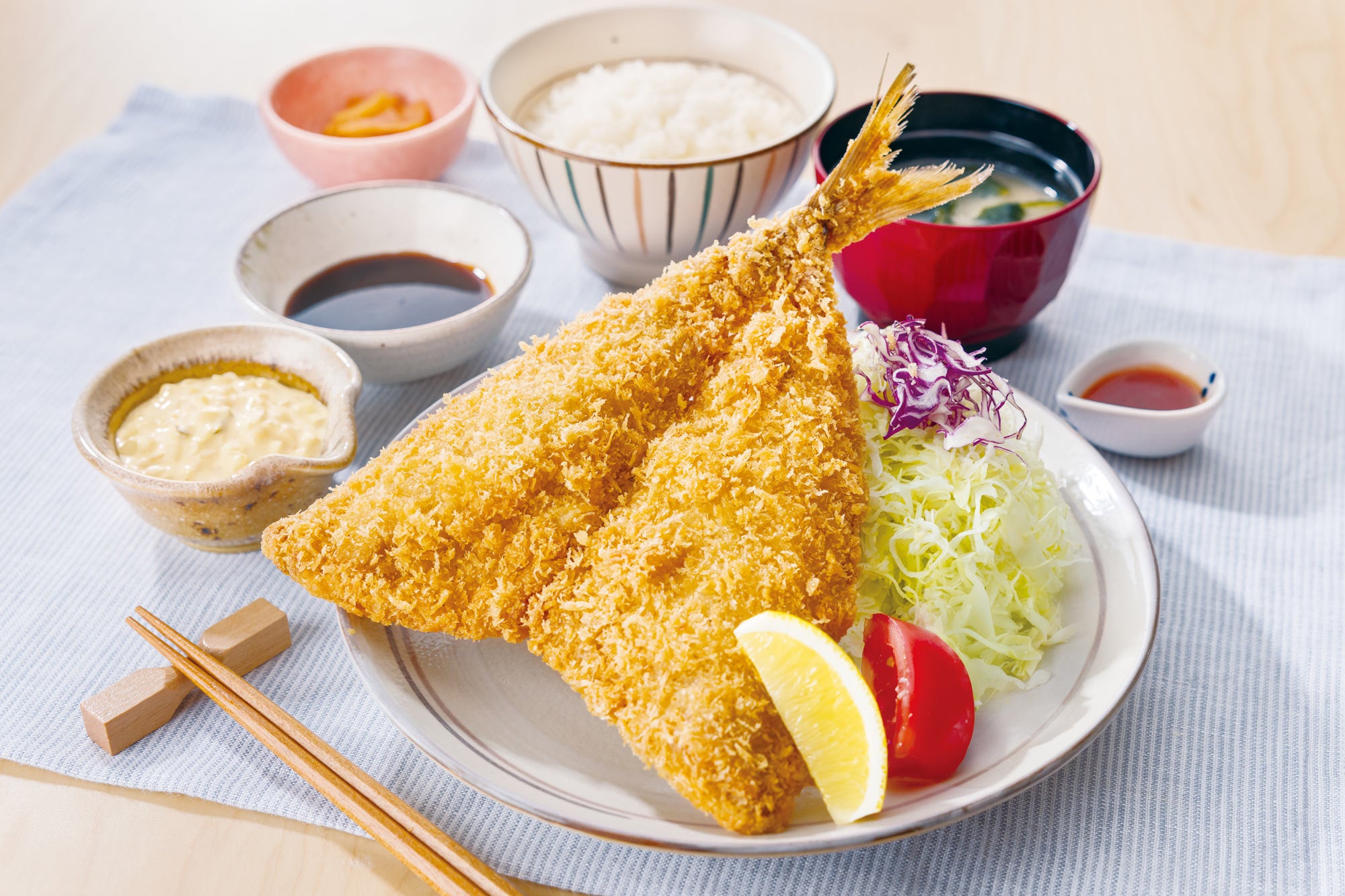 3万食限定「真あじの大判あじフライ」